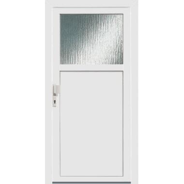 WINDOWCENTER Nebeneingangstür, Modell H/2 KS weiss, B980 x H1980 mm, LI 08055298
