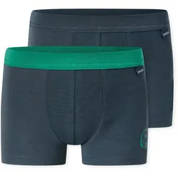 2 Schiesser Jungen-Unterhemden - Jungen - Gr. 140 - dunkelblau