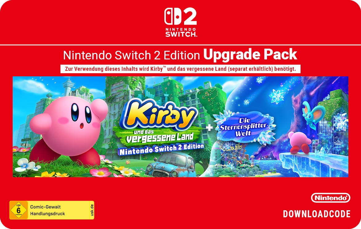 Nintendo Kirby and the Forgotten Land + Star-Crossed World - Upgrade Pack - Digitaler Code 4255839712068