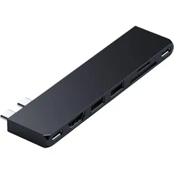 SATECHI Multiport-Adapter SATECHI USB-C Adapt.midn.black Slim