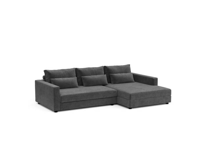 Ecksofa NAEL rechts anthrazit