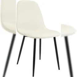CLP Esszimmerstuhl Maryam creme/Samt