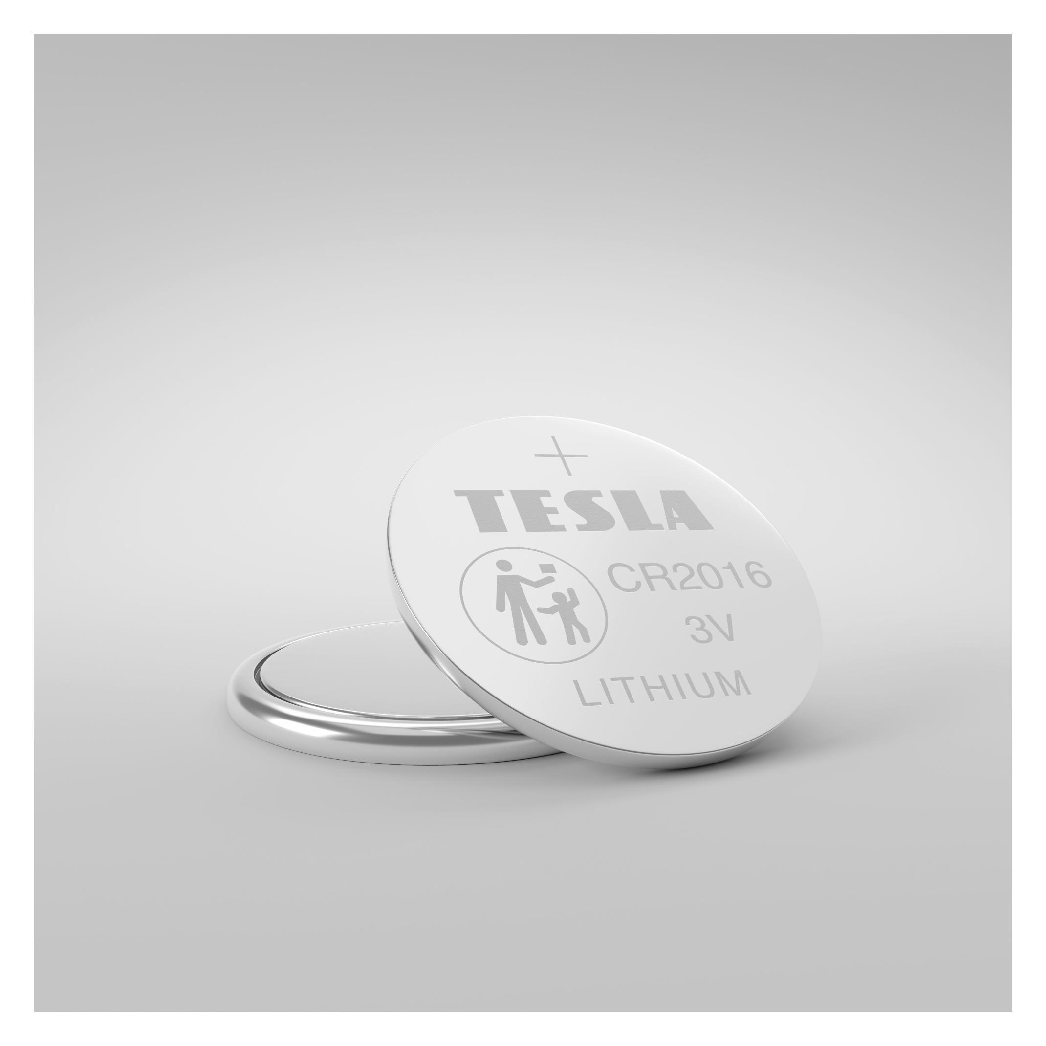 Tesla - baterie CR2016, 5ks, CR2016 (5 Stk., CR2016) (19160520)