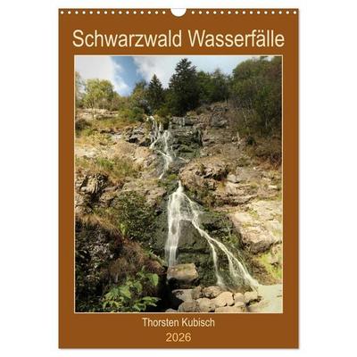 Schwarzwald Wasserfälle (Wandkalender 2026 DIN A3 hoch), CALVENDO Monatskalender