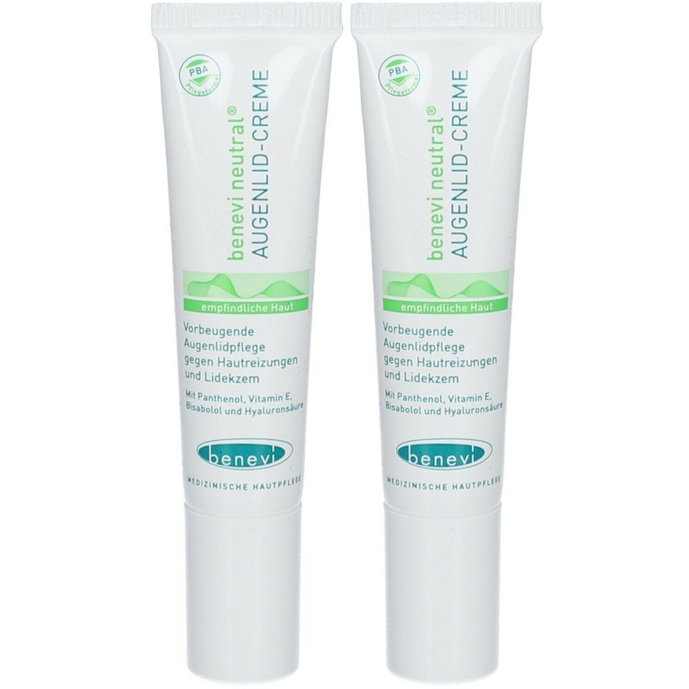 Benevi neutral Augenlid-Creme 2x 2x15 ml Creme