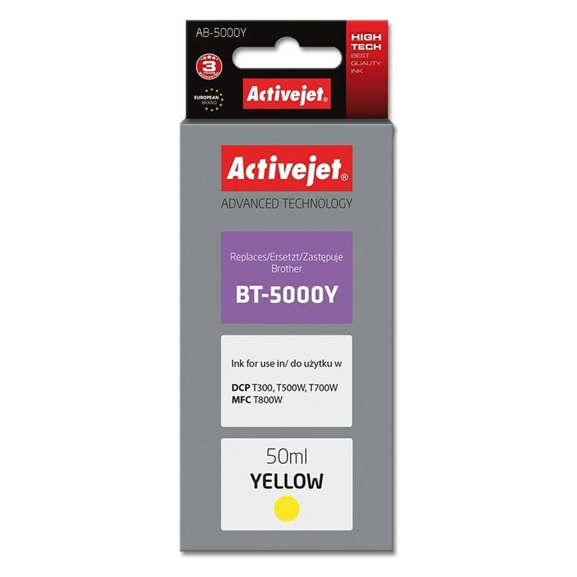 Activejet AB-5000Y  - Tinte auf Farbstoffbasis - Gelb - Brother - Einzelpackun (Y) (AB-5000Y)