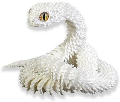 Useful Little Things 3D Printed Snake Movable Joint Simulation Figurine Creative Desktop Ornament New Year Gift And Fidget Craft Toy 11 17.7 In