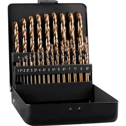 HSS-Co Spiralbohrer-Set ALPEN 25-teilig DIN 338 RN