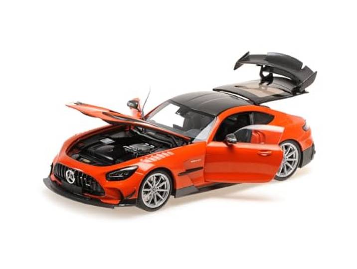 Minichamps 110032024 - Mercede. A-M-G GT Black Series Orange with Silver Wheels 2021 - maßstab 1/18 - Modellauto