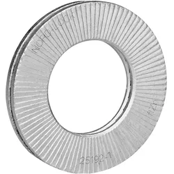 Nord-Lock, Muttern + Unterlegscheiben, Keilsicherungsscheiben NL10sp zinklamellenbeschichtet, nach DIN25201 (M10)