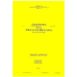 Pièce (1854) pour grand orgue, Fachbücher von César Franck