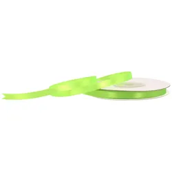 Creativery 6mm Satinband 25m Schleifenband Geschenkband Dekoband Stoffband Schmal Hellgrün