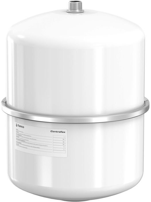 Flamco Contra-Flex Druckausdehnungsgefäß 26163 18 l, 3 bar, R 3/4, Vordruck 1,5 bar, weiß
