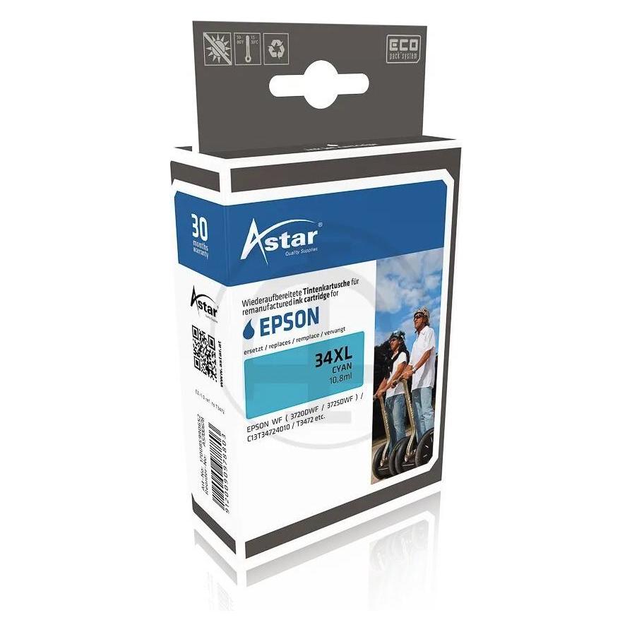 Astar AS700678 Epson WF3720DWF TINTE CY - Cyan (AS700678)