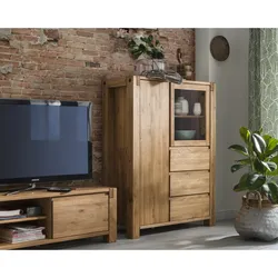 Massivholz »Woodstock« Highboard  – erhältlich in 2 Ausführungen
