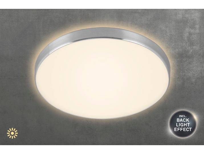 BRILONER LEUCHTEN LED Deckenleuchte SIMPA , silber (weiß, neutral), Leuchten, LED Deckenleuchte