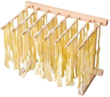 Classic Cuisine Collapsible Pasta Drying Rack with 8 Bars for Fresh Pasta