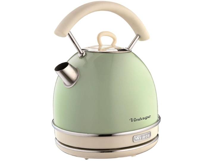 ARIETE Wasserkocher Vintage 2877 grün , grün, H:28cm Ø:21cm, Wasserkocher, Wasserkocher