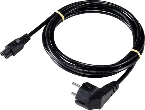 Sygonix SY-5178374 Notebook Netzkabel Schwarz 5m