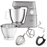 Titanium Chef Baker XL Küchenmaschine KVL85.004SI silber, 1.200 Watt, integrierte Waage, Timer, Patisserie-Set