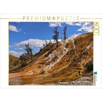 CALVENDO Puzzle Mammoth Hot Springs Yellowstone | 1000 Teile Lege-Größe 64x48cm Foto-Puzzle für glückliche Stunden