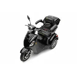 Seniorenmobil P1000, Lithium-Akku, 25 km/h, 1000 Watt, Schwarz