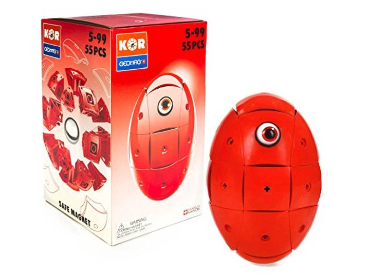 Geomag Kor Pantone 55 elementów czerwony