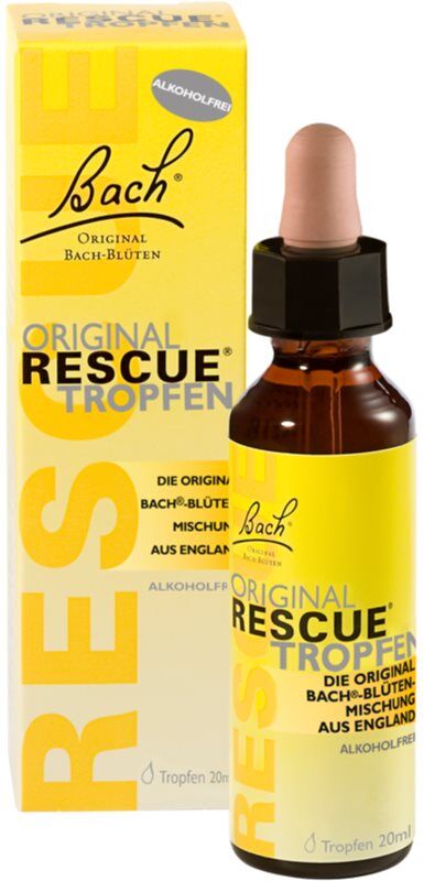 Bach® Flower Remedies RESCUE® krople dla złagodzenia stresu i komfortu psychicznego 20 ml