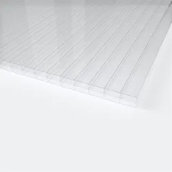 Lexan® Doppelstegplatten 16 mm Farblos Klar – 3-fach Struktur Polycarbonat 980 x 3500