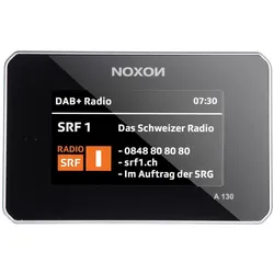 Noxon A 130 (Radio Tuner), HiFi Komponente, Silber, Schwarz
