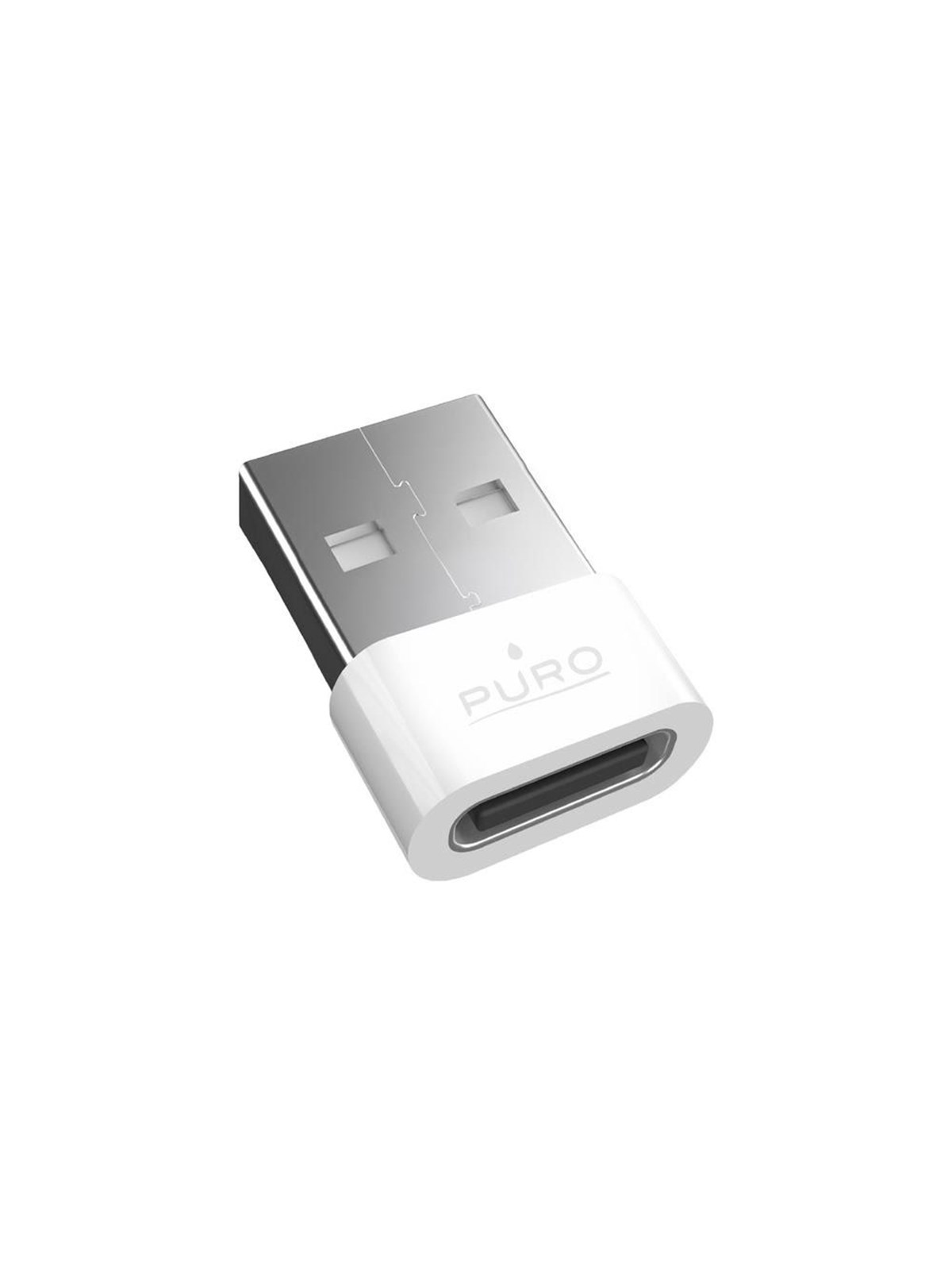 Puro USB-C - USB-A Adapter - White