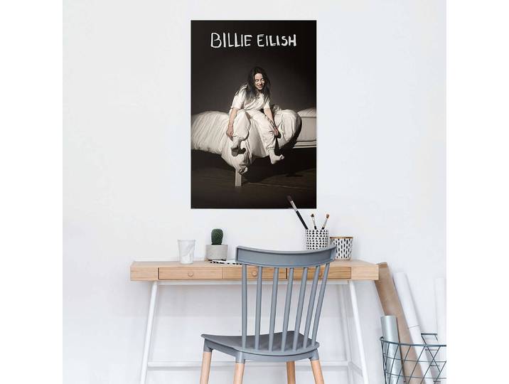 Poster Billie Eilish Papier Noir 61 x 92 x 0cm