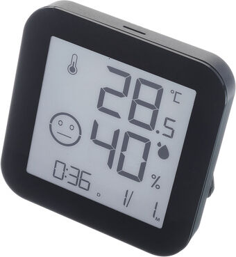 TFA Dig Thermo-Hygrometer BK&WH BK Noir