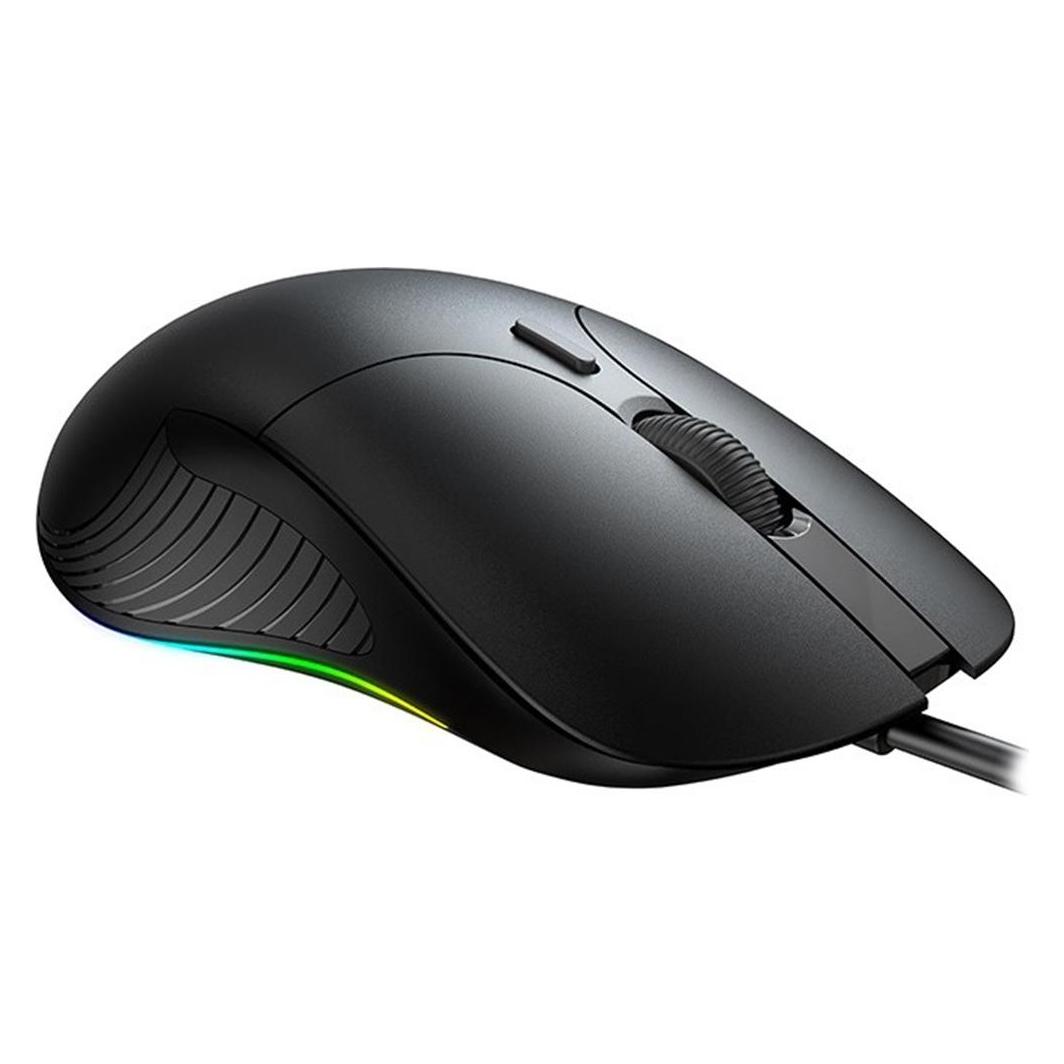 Havit - Wired Gaming Mouse (MS1020WB) - with RGB Lights, 2400DPI, Erginomic Design, USB 5V - Black (Kabelgebunden) (59982777)