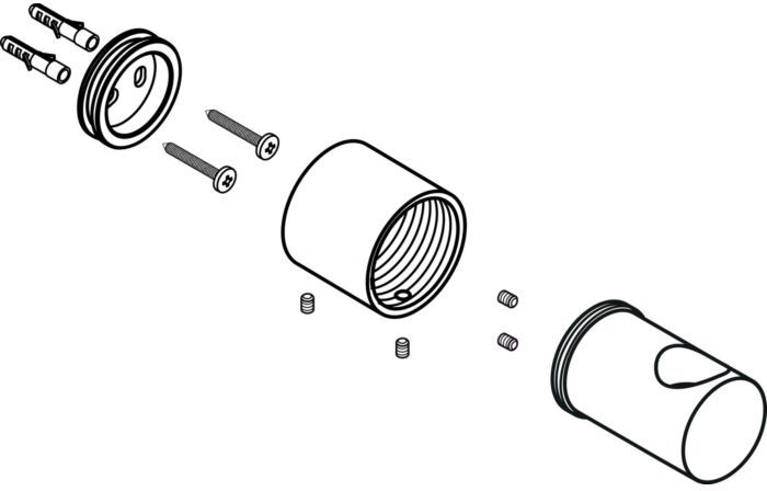 Ideal Standard für Brausestange, A860806AA A860806AA, Chrom