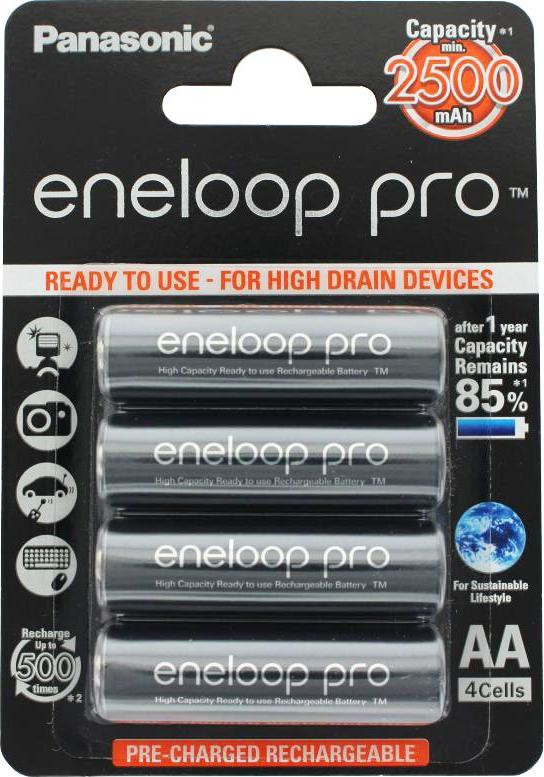 AccuCell Accu geschikt voor Canon NB-3AH met AccuSafe, 2500mAh