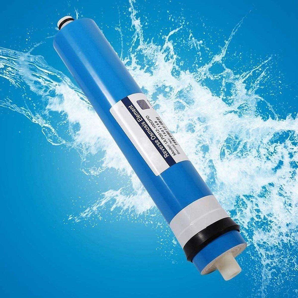 Blauw Filterelement voor omgekeerde osmose - 100 GPD - Universeel compatibel voor thuisgebruik en aquaria