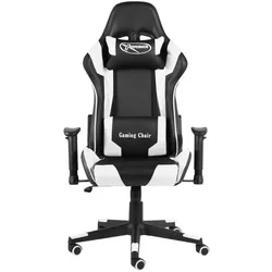 vidaXL Talinor (Ohne Fussablage), Gaming Stuhl, Weiss