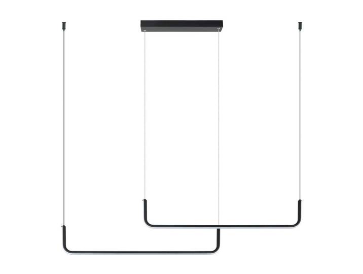 Hängeleuchte Malawi, Schwarz, Metall, 42x180x120 cm, RoHS, Farbtemperaturwechsler, Lampen & Leuchten, Innenbeleuchtung, Hängeleuchten, Pendelleuchten