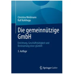 Die gemeinnützige GmbH, Fachbücher von Ralf Kohlhepp, Christina Weidmann