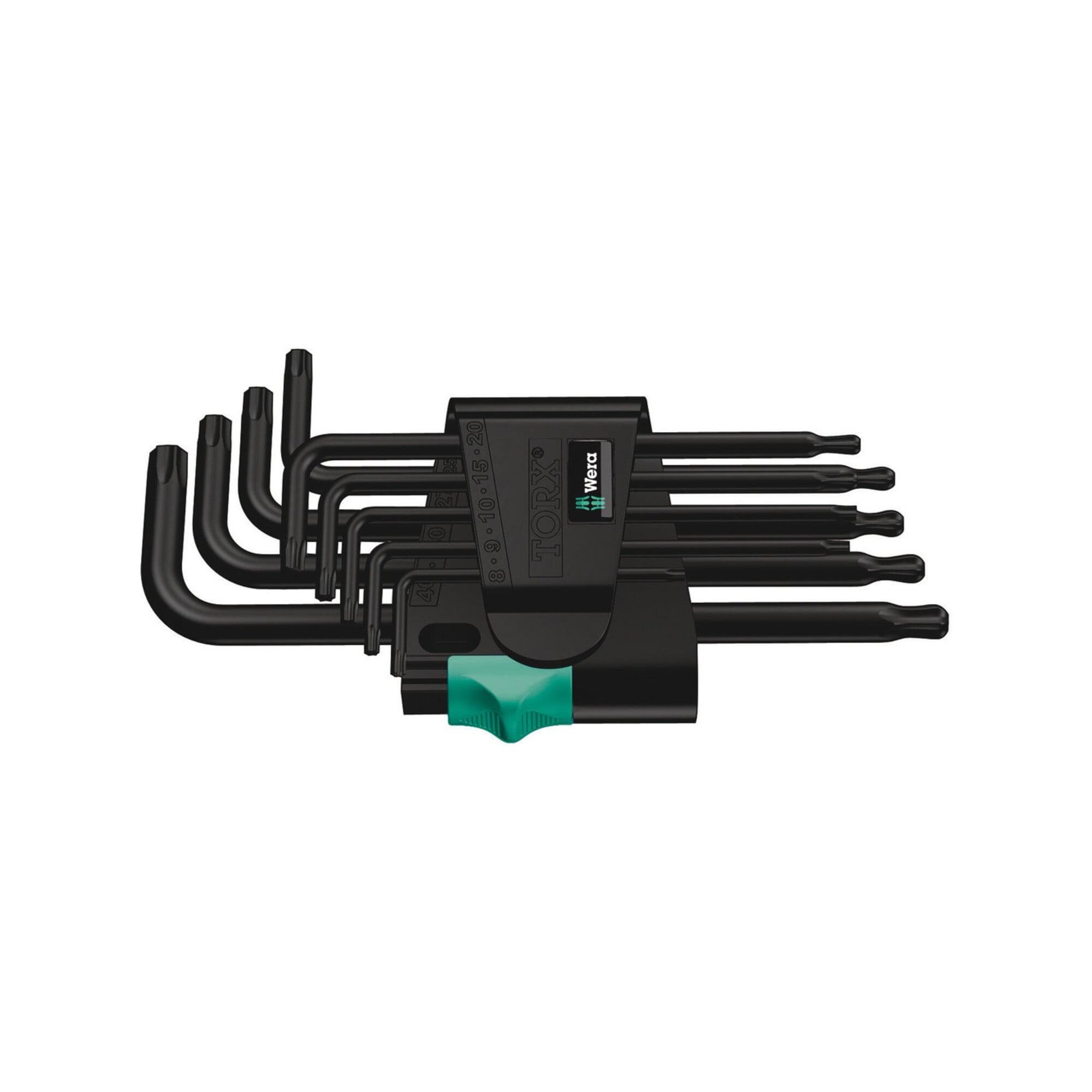 Wera 967 PKL/9 TX Winkelschlüsselsatz, 9-teilig, BlackLaser (05024242001)