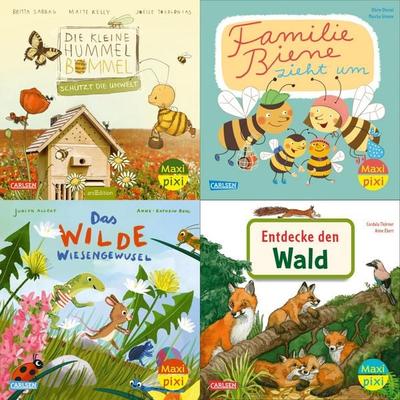 Maxi-Pixi-4er-Set 111: Meine Natur-Bilderbücher (4x1 Exemplar), Set von , Carlsen, 978-3-551-03076-4
