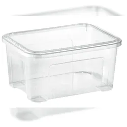 aro Combi Box mit Deckel, 27.7 x 37.7 x 18.8 cm, 13 L, transparent
