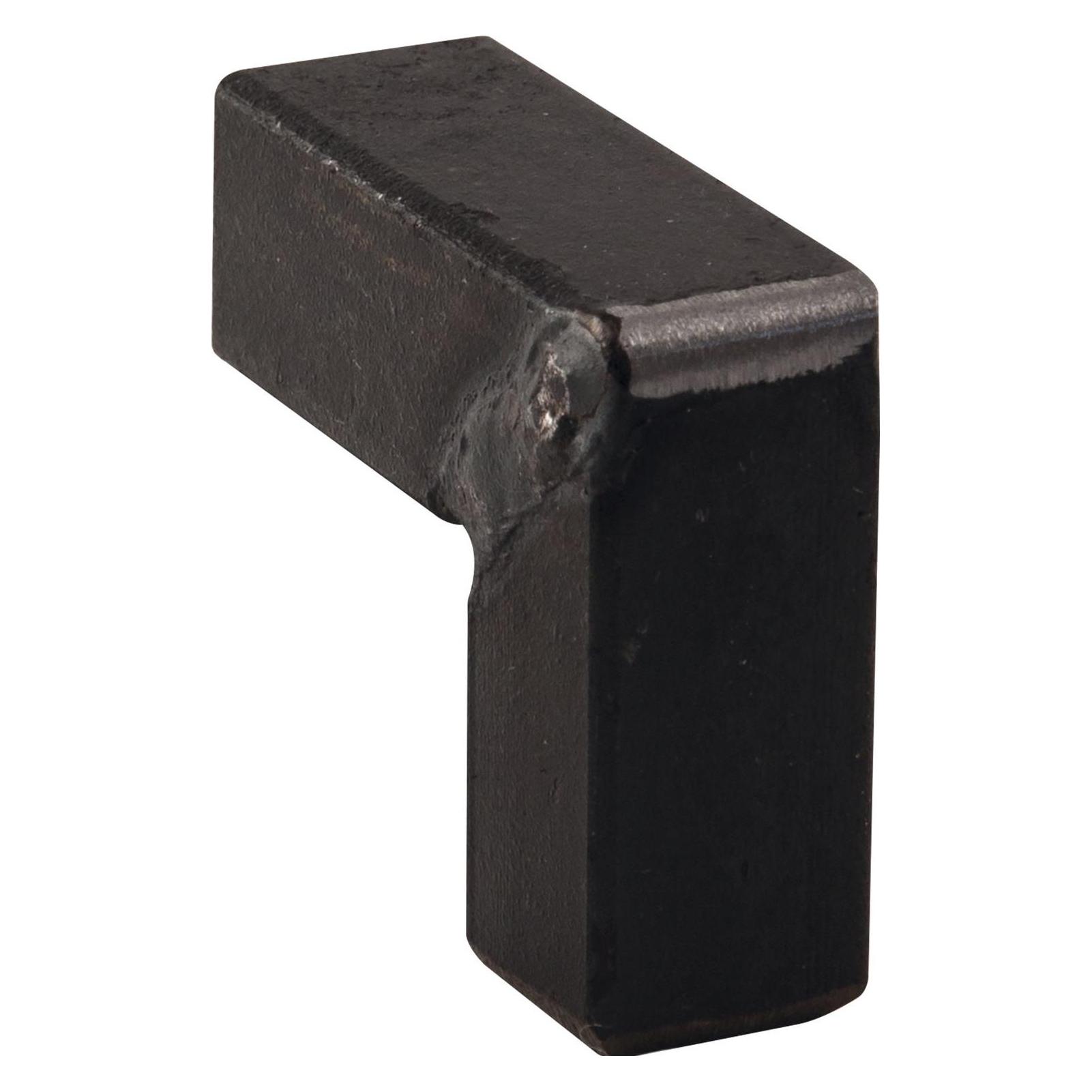 Simausrom Knopf Aruba Breite 10 mm, Höhe 25 mm, Schwarzstahl schutzlackiert (42722087)