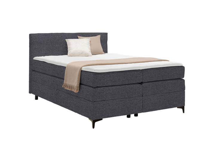 Boxspringbett Bari Anthrazit ca. 140x200cm