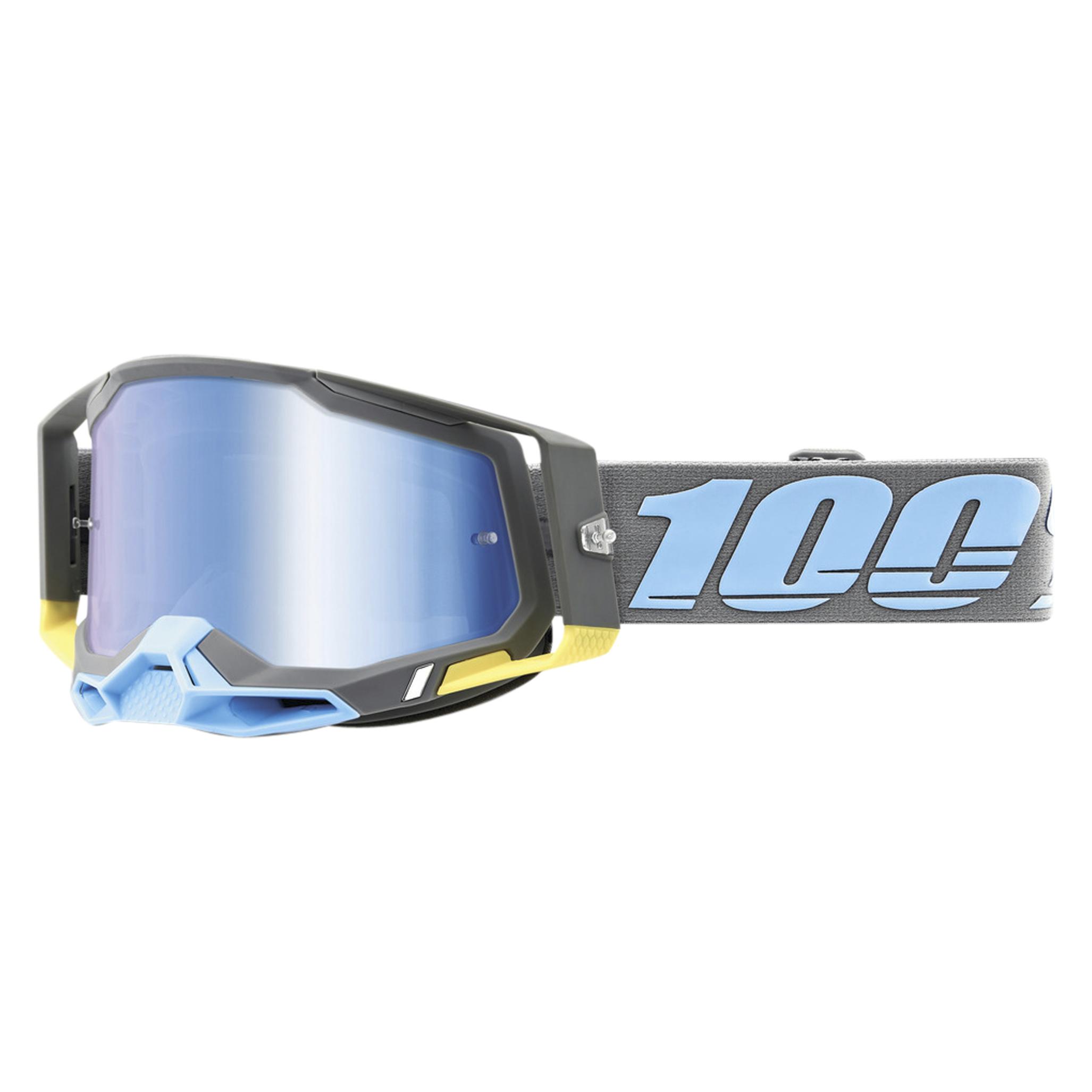 100% Racecraft 2 Goggle Trinidad - Mirror Blue (Blau, Trinidad, Blau) (50010-00008)
