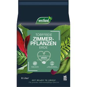 Westland Blumenerde  Zimmerpflanzen Erde, torffrei, mit Dünger, 8 Liter