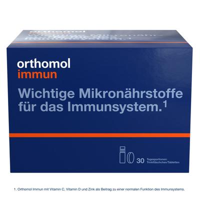 Orthomol Immun Trinkfläschchen/Tabl.Kombipack. 30 St Trinkampullen