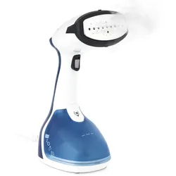 H.Koenig H. Koenig STM10 Hand-Dampfglätter / gleichbleibender Dampfausstoß: max 24g/min / bereit in 35 Sekunden / 250ml Kapazität / 1640W / blau/weiß