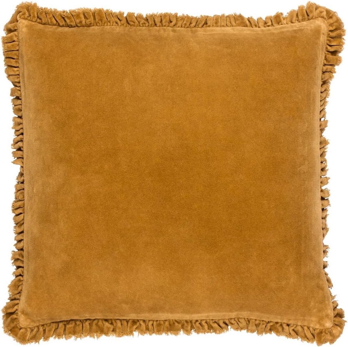 Decoratieve kussenhoes van enzym gewassen katoenfluweel, 45 x 45 cm